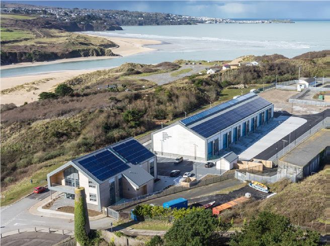 Figure 6. Wave Hub marine energy testing facility in Cornwall, UK.