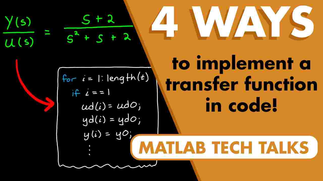 We like to design systems with s-domain transfer functions, but often we need to implement the final solution in software. This video describes how to go from a transfer function to code that can run on a microcontroller.