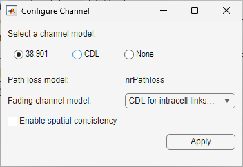 Custom channel configuration