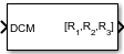 Direction Cosine Matrix to Rotation Angles block