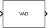 Voice Activity Detector block