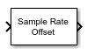 Sample Rate Offset block