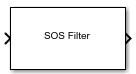 Second Order Section Filter block icon
