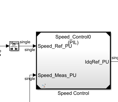 simulink displays simulation mode on block label