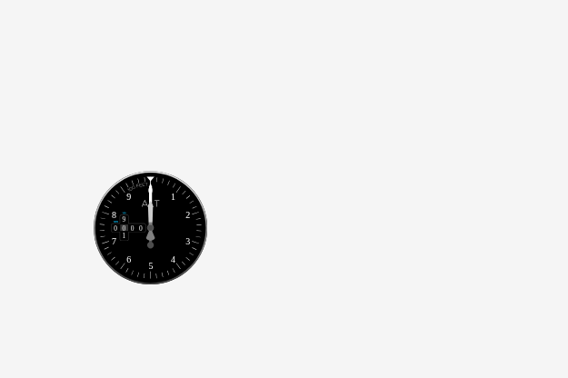 Figure contains an object of type uiaeroaltimeter.