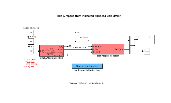 True Airspeed from Indicated Airspeed Calculation
