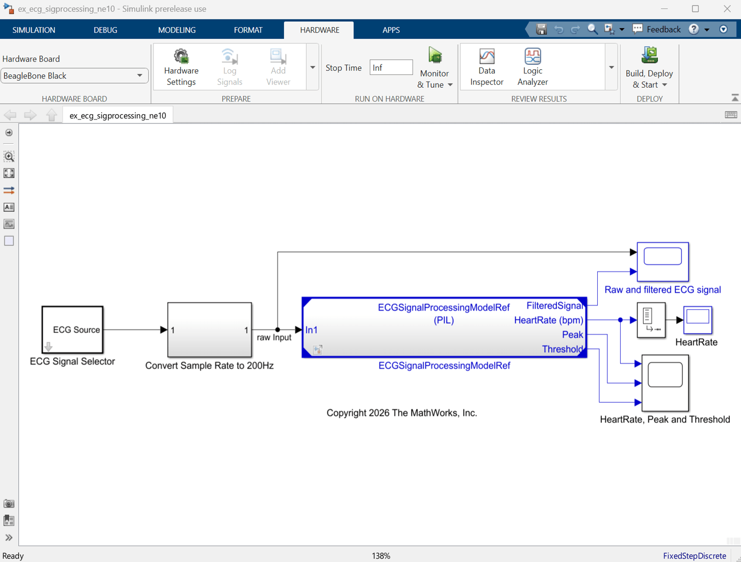 Real-Time ECG QRS Detection on ARM Cortex-A Processor
