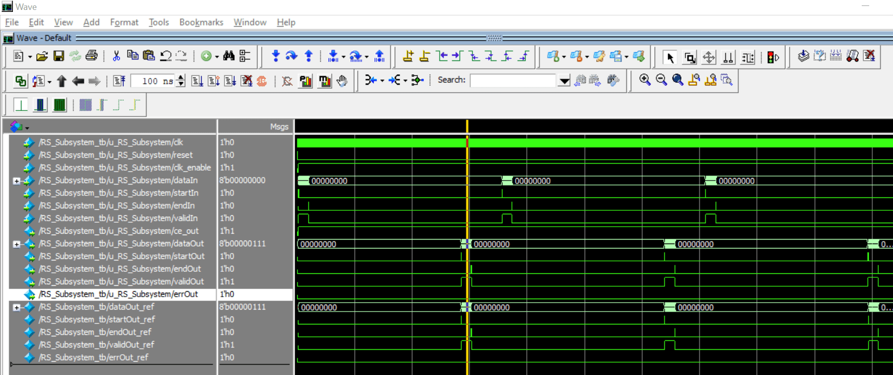 Using HDL Optimized RS Encoder/Decoder Library Blocks