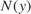 $N(y)$