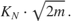 $$ K_N \cdot \sqrt{2m}.$$