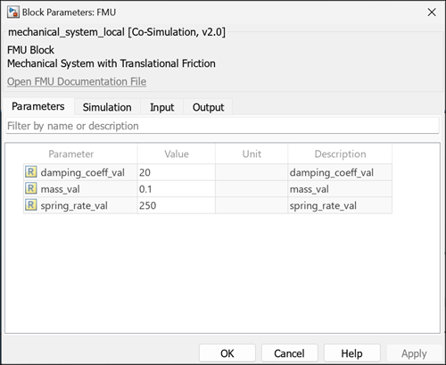 fmuSimscape_parameters.png