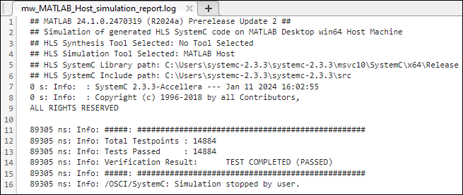 Verify Generated HLS Code Using MATLAB Desktop Host