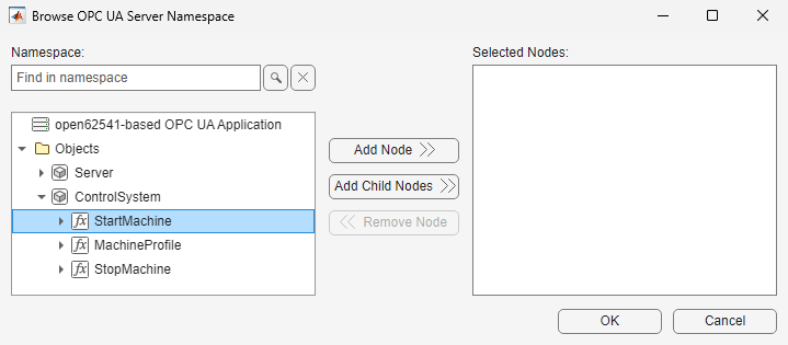 Browse OPC UA server for method nodes