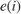 $e(i)$