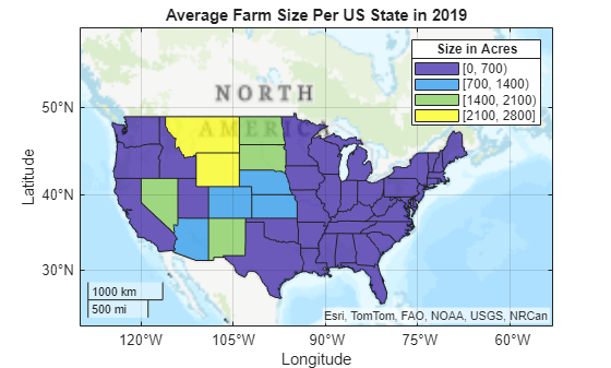 Create Classification Map from Table Data