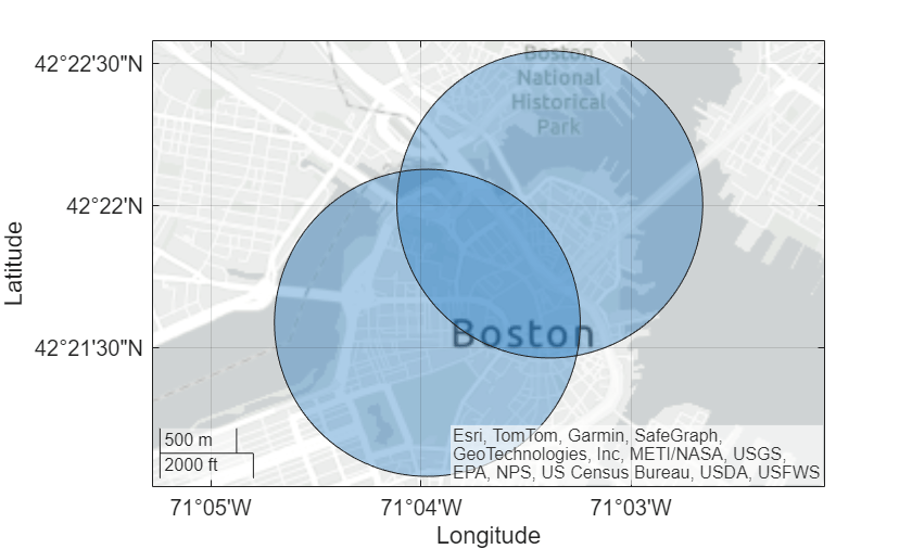 Figure contains an axes object with type geoaxes. The geoaxes object contains an object of type polygon.