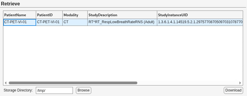 Create an App for Retrieving DICOM Data from PACS Server