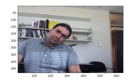 Figure contains an axes object. The axes object contains an object of type image.
