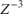 $Z^{-3}$