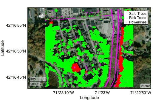 Detect Risk Trees Near Power Lines