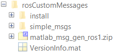 Register ROS Custom Messages to MATLAB