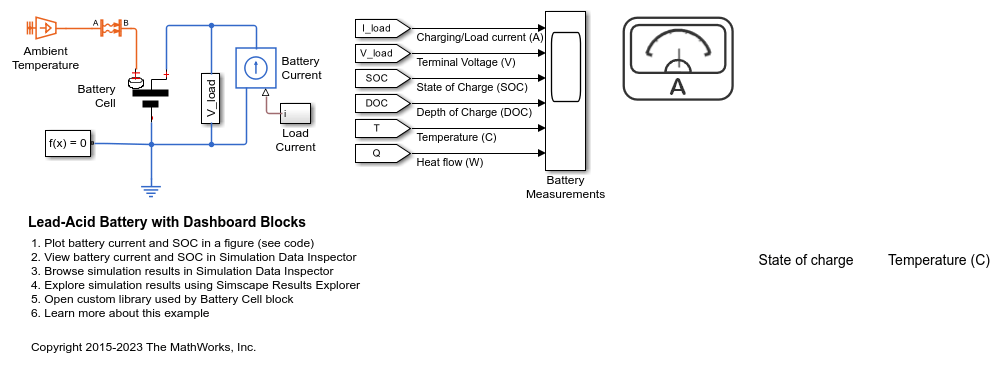 Lead-Acid Battery with Dashboard Blocks