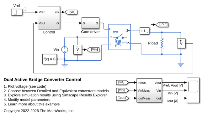 Dual Active Bridge Control