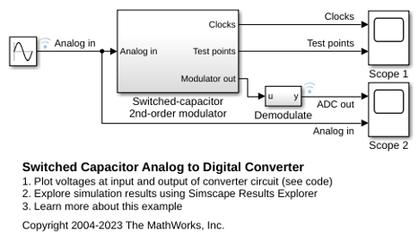 Switched Capacitor Analog to Digital Converter