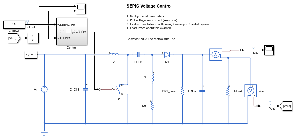 SEPIC Voltage Control