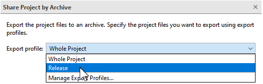 Share Subset of Project Files Using Labels