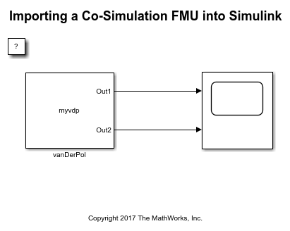 Importar Cosimulación FMU a Simulink