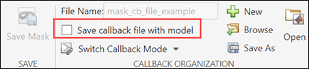 Organize Mask Initialization and Callbacks in a MATLAB File