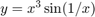 $y = x^3 \sin(1/x)$