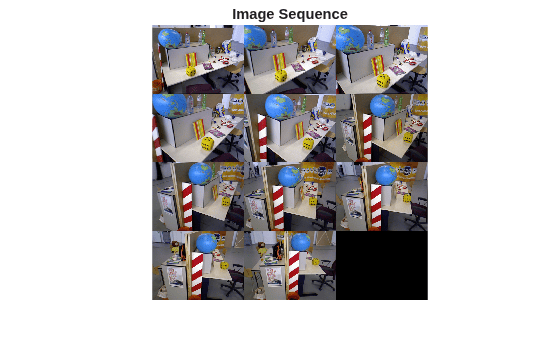 Figure contains an axes object. The hidden axes object with title Image Sequence contains an object of type image.