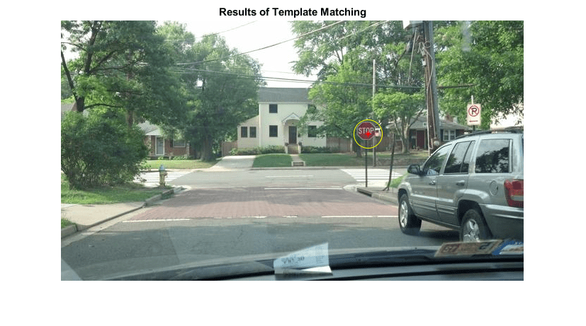 Find Location of Object in Image Using Template Matching