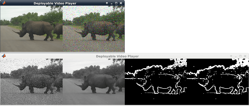 Enhanced Edge Detection from Noisy Color Video