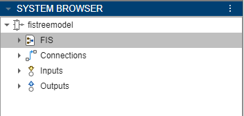 System Browser pane showing the FIS entry as selected.