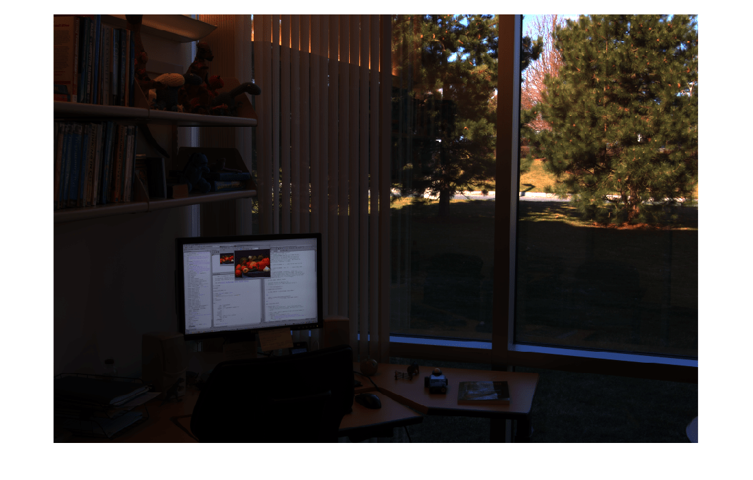 Figure contains an axes object. The hidden axes object contains an object of type image.