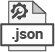 An Artifactory repository with a folder hierarchy and JSON configuration file