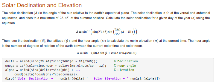 Insert Equations Into The Live Editor Matlab Simulink Mathworks Espana