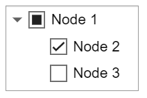 Check box tree UI component