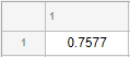 Table cell with text centered in the cell