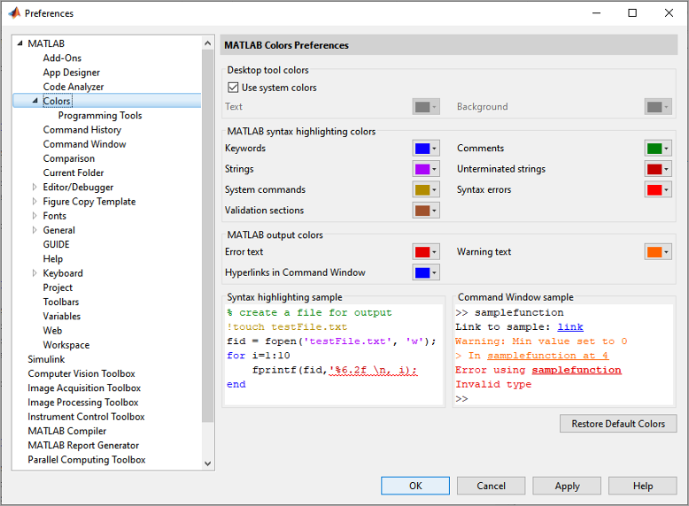 purebasic color preference file