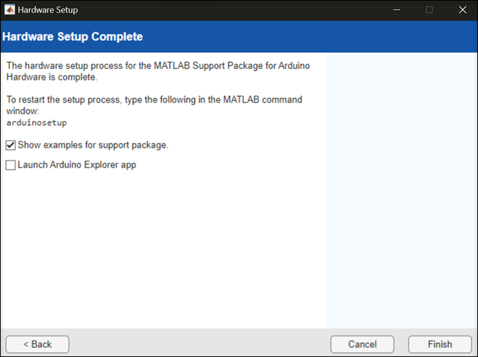 ESP32 setup complete
