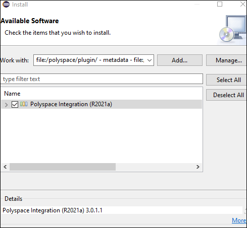 Eclipse plugin install menu
