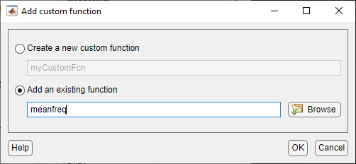 meanfreq is specified in for the bottom option