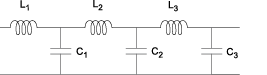 2-port LC lowpass tee network