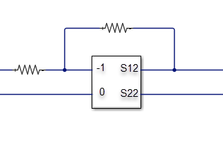 Large resistance connected parallel to the network and small resistance in series connected at the beginning of the network
