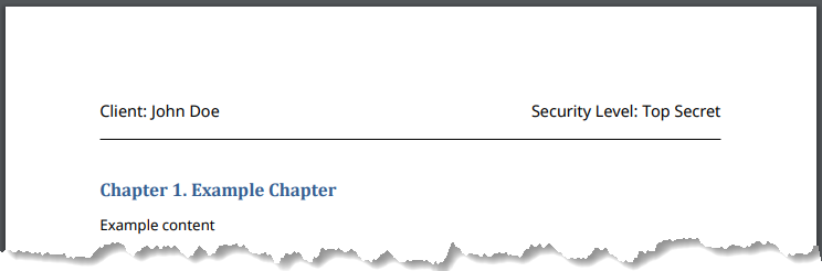 Create Report That Defines Custom Page Headers