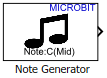 Note Generator block